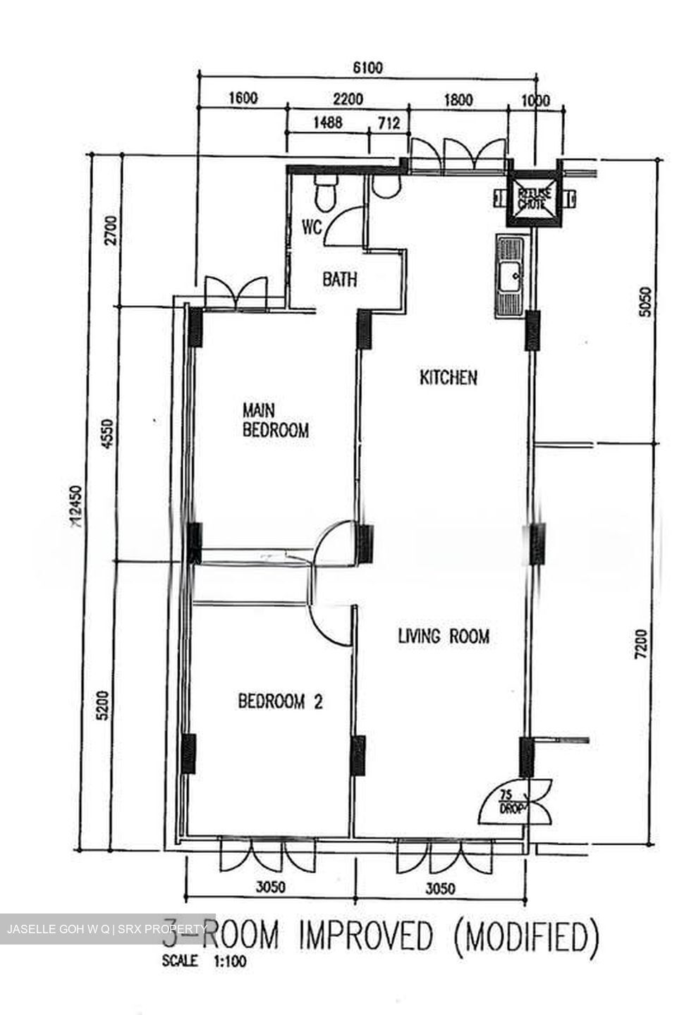 Blk 105 Hwi Yoh Court (Serangoon), HDB 3 Rooms #570658891